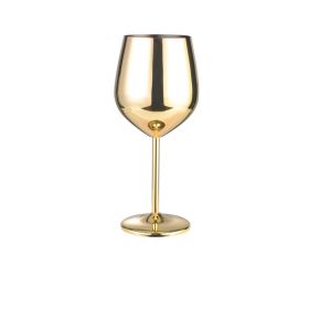 Stainless steel wine glass