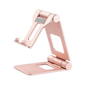 Cell Phone Holder Adjustable Phone Cradle (Color: Rose Gold)